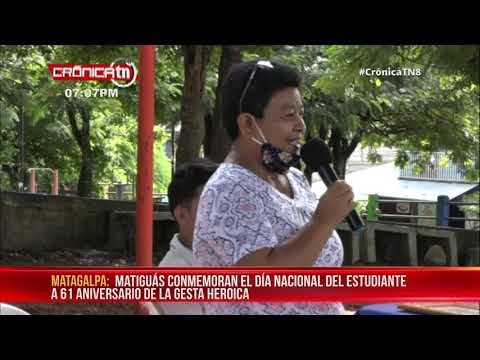Matiguás conmemora el Día del Estudiante en Nicaragua