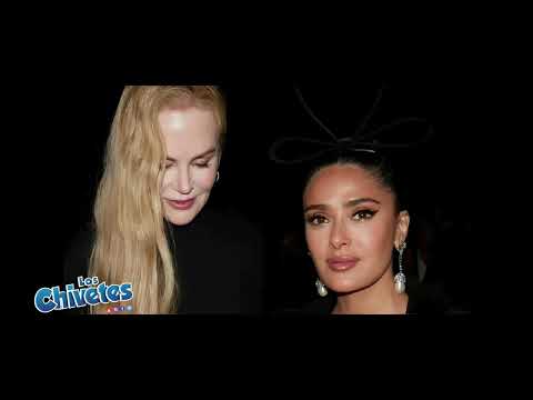 Nicole Kidman y Salma Hayek protagonizan tenso momento en desfile de Balenciaga