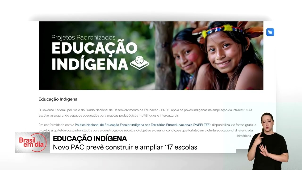 Novo PAC prevê construir e ampliar 117 escolas índigenas