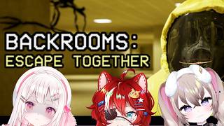 【#backroomsescapetogether 】初Backroom！心強い二人と一緒に探検する！【#VTuber / #実況 /夏目め