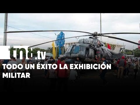 Exhibición militar en la Plaza la Fe todo un éxito - Nicaragua