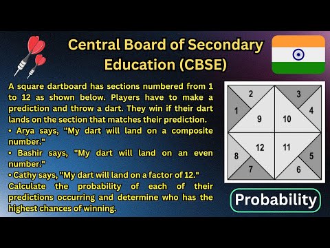 🛑790. Central Board of Secondary Education || CBSE || Probability