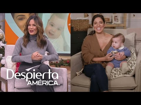La tía Karla Martínez se emociona con la noticia que le dan Pamela Silva y su bebé Ford