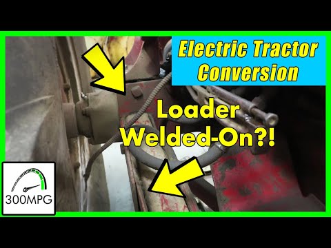 Electric Tractor Conversion: Prepping for loader removal