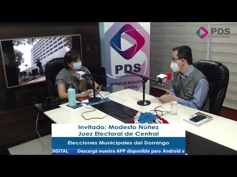 Invitado: Modesto Núñez - Juez Electoral de Central - Elecciones Municipales del Domingo - Parte 1