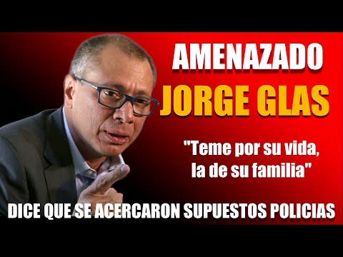 Jorge Glas Denuncia Intimidación Policial y Temor por su Vida en Conferencia de Prensa