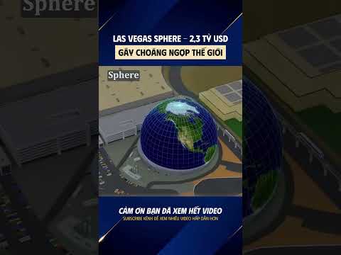 Las Vegas Sphere - 2.3 tỷ đô gây choáng ngợp toàn thế giới #lasvegas #sphere #hoaky #tydo #usd