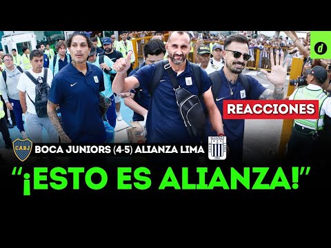 ALIANZA LIMA llega a PERÚ tras ELIMINAR a BOCA JUNIORS: REACCIONES HINCHAS de ALIANZA LIMA | Depor