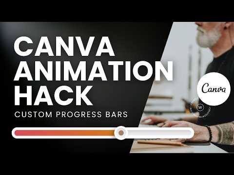 CANVA ANIMATION HACK: Add a Progress Bar to Your Projects!