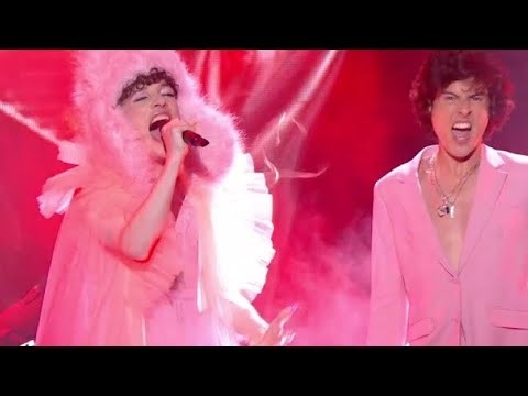 The Voice La finale : Nemo (Eurovision) chante avec Gabriel Lobao The Code