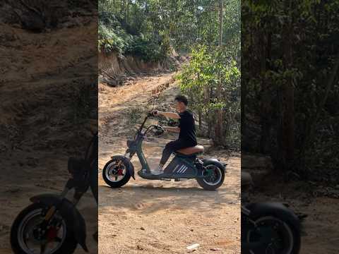 M2 test ride #electricscooter #citycoco #escooters #linkseride #wholesale #scooter #scootering