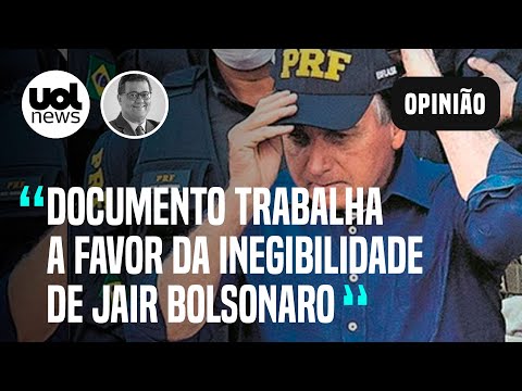 Bolsonaro inelegível: Documento da PRF trabalha a favor da inegibilidade dele, diz Tales Faria