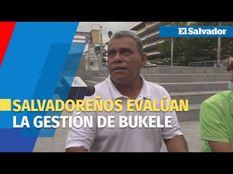 Salvadoreños evalúan la gestión de Bukele a tres años de su elección