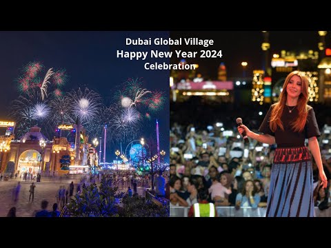 Global Village Dubai 2024 | Happy New Year 2024 Status Live Show | Stage Show Dance Performance