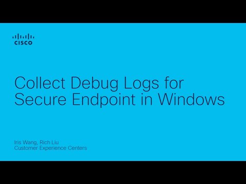 Collect Debug Logs for Secure Endpoint in Windows