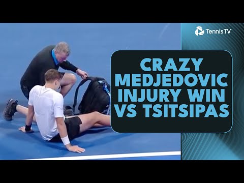 CRAZY Injury Drama As Hamad Medjedovic Defeats Stefanos Tsitsipas | Doha 2025