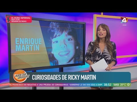 Buen día Uruguay - Curiosidades de Ricky Martin