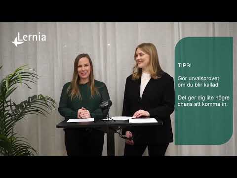 Välkommen till Lernia Yrkeshögskola!
