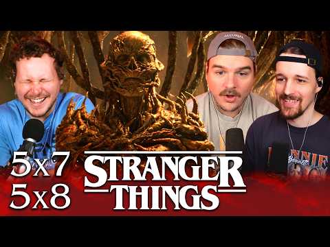 Stranger Things 5x7 & 5x8 reaction!! "The Bridge" & "The Rightside Up"