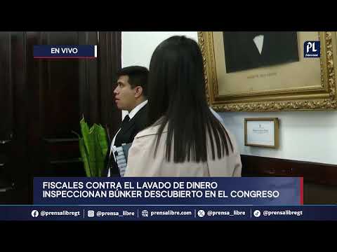 MP concluye inspección en despacho de la presidencia del Congreso de la República