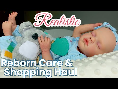 Sleepy Reborn Morning Routine: New Outfit, Feeding & Haul With Baby Evelyn.