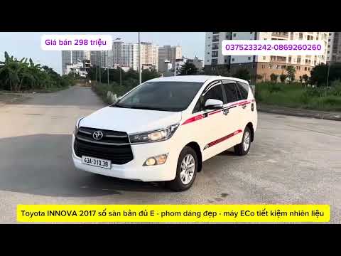 Toyota INNOVA 2017 số sàn bản đủ E - phom mới máy Eco- giá bán 298 triệu-0375233242-0869260260