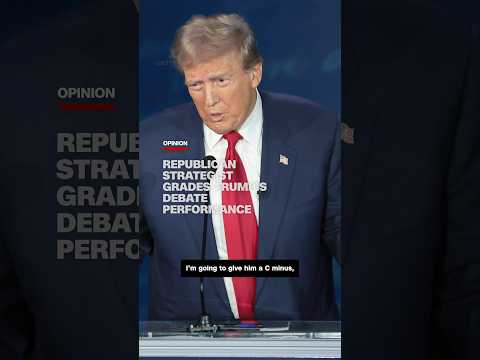 Republican strategist grades Trump’s debate performance