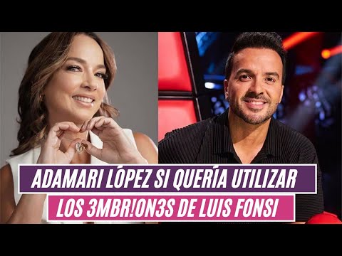 Adamari López si quería utilizar los 3mbr!on3s de Luis Fonsi