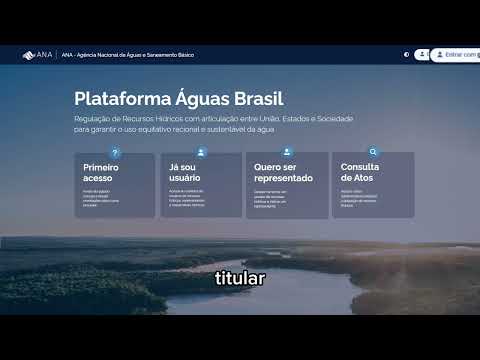 Como Navegar pela Plataforma Águas Brasil | Guia Rápido