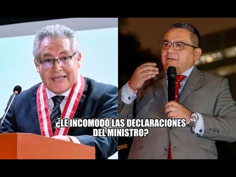 Fiscal de la Nación responde a críticas del ministro del Interior