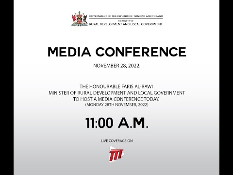 Media Conference Hosted By Minister Faris Al-Rawi - Monday November 28th 2022