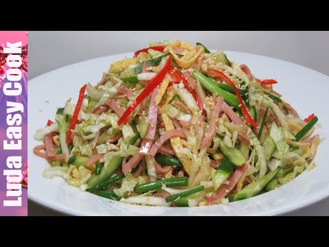 ВКУСНЫЙ ЯПОНСКИЙ САЛАТ «КИОТО» С ОБАЛДЕННОЙ ЛЕГКОЙ ЗАПРАВКОЙ | japanese salad