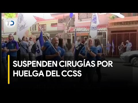 123 cirugi?as fueron suspendidas por la huelga de trabajadores del CCSS