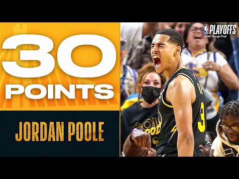 Jordan Poole Erupts For 30 PTS In Warriors Game 1 Win! video clip