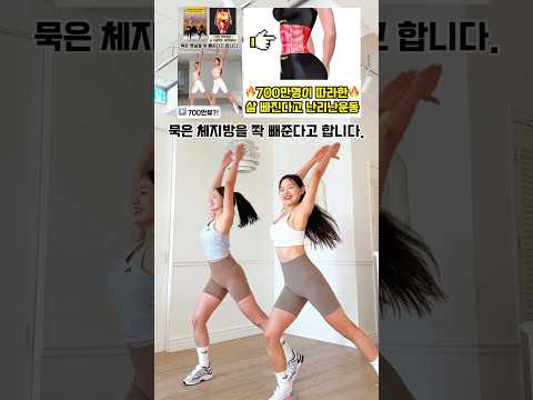 700만명이 따라했다는 그운동 #흥둥이 #흥둥이홈트 #뱃살빼기 #workout