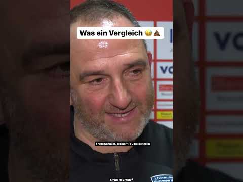 Bei Trainer Frank Schmidt und seinen Heidenheimern läuft es…  #sportschau #sportschaubundesliga