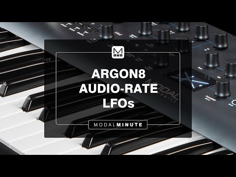 Modal Minute #36 – Audio-Rate LFO Modulation on ARGON8