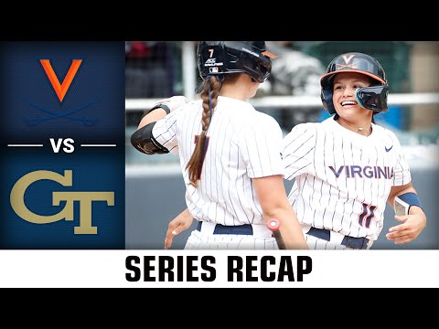 Virginia vs. Georgia Tech Series Recap | 2024 ACC Softball