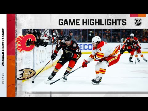 Flames @ Ducks 3/21 | NHL Highlights 2023