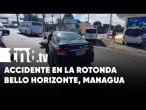 ¡Se tira Alto! Triple colisión en Bello Horizonte, Managua - Nicaragua