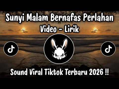 Sunyi malam bernafas perlahan ( video lyrics ) - Jalan Pulang SM studio cover | sound viral tiktok!
