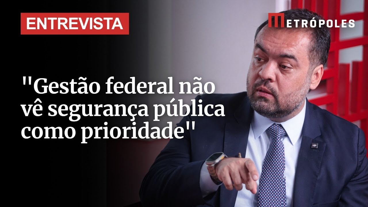 Cláudio Castro Essa gestão federal não vê segurança pública como prioridade