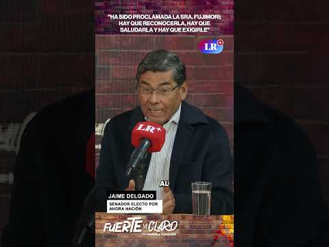 "HA SIDO PROCLAMADA LA SRA. FUJIMORI; HAY QUE RECONOCERL" | FUERTE Y CLARO #shorts