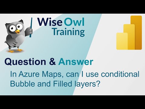 In Power BI can I add conditional Bubble and Reference layers to an Azure Map?