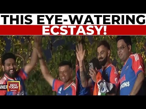Cricketmania In Moksha Mode | Team India's Victory Parade Visuals | Cricket Jeevis In The House
