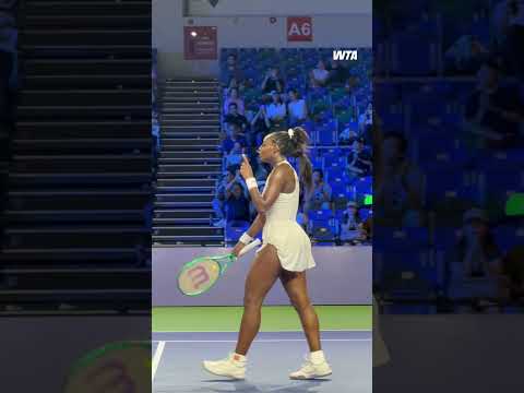 Sealed with an Ace 😤Alycia Parks defeats Yamaguchi in straight sets.#WTA #SgTennisOpen