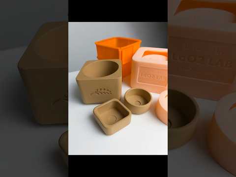 I made Concrete Candle Jar using Silicone and 3D-Printing