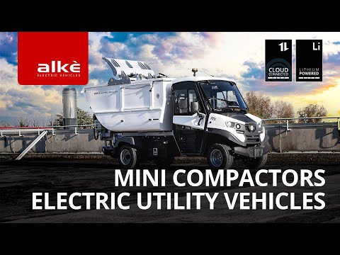 Check out Alkè's mini compactors | 100% electric | Even more efficient waste collection