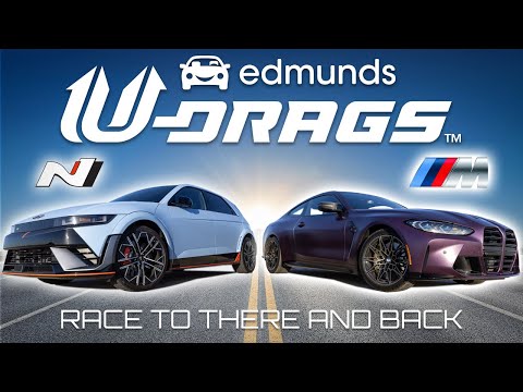 U-DRAG RACE: Hyundai Ioniq 5 N vs. BMW M4 Competition | Acceleration, Quarter Mile, Handling & More