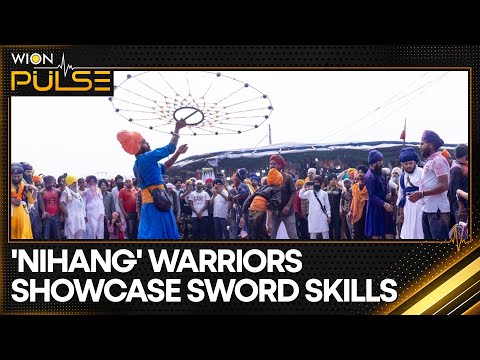 Sikhs Celebrate Hola Mohalla Festival; Nihang Warriors Showcase Sword Skills | WION